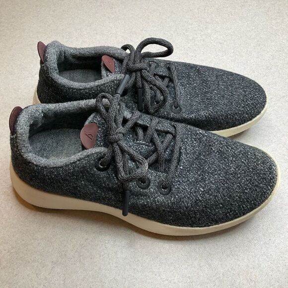 Allbirds Mizzle Wool Running Shoe 8 Natural Gray - Picture 4 of 10
